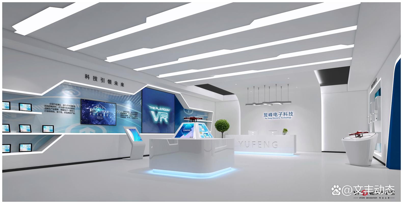 科技型展厅装修效果图_科技展厅怎么装修设计?